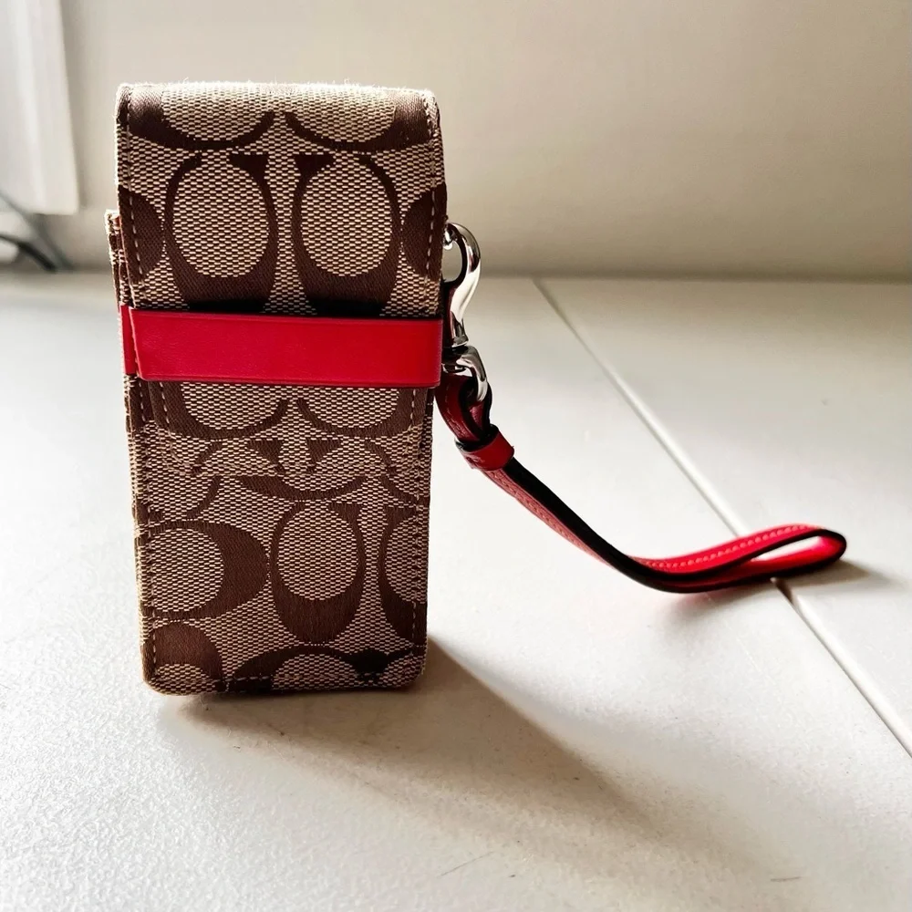 Coach Cell Phone Wristlet Universal Pouch